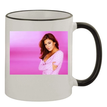 Eva Mendes 11oz Colored Rim & Handle Mug