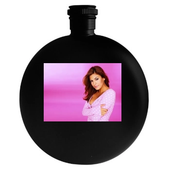 Eva Mendes Round Flask