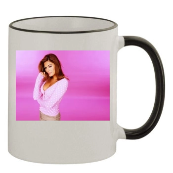 Eva Mendes 11oz Colored Rim & Handle Mug