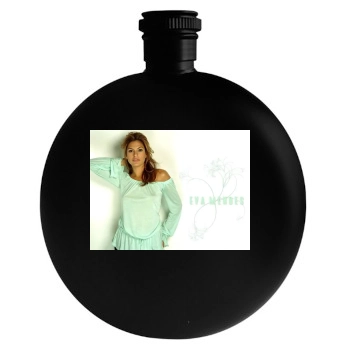 Eva Mendes Round Flask