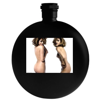 Eva Mendes Round Flask