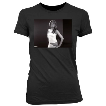 Eva Mendes Women's Junior Cut Crewneck T-Shirt