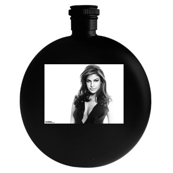 Eva Mendes Round Flask