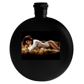 Eva Mendes Round Flask