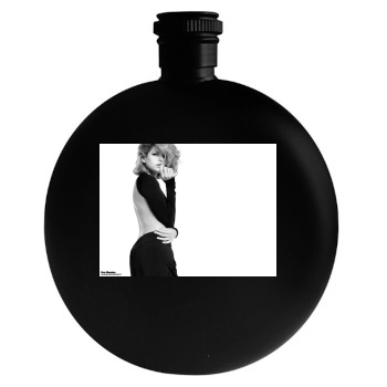 Eva Mendes Round Flask