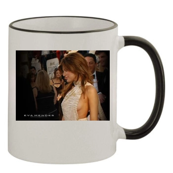 Eva Mendes 11oz Colored Rim & Handle Mug