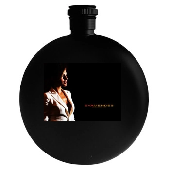 Eva Mendes Round Flask