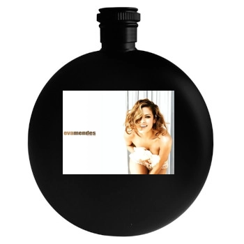 Eva Mendes Round Flask