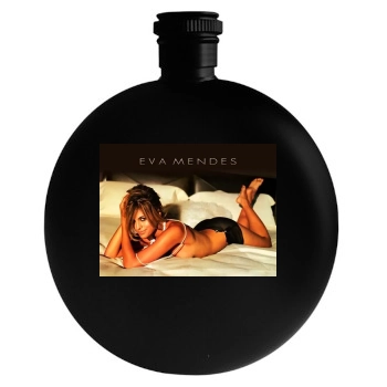 Eva Mendes Round Flask