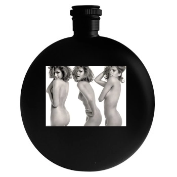 Eva Mendes Round Flask