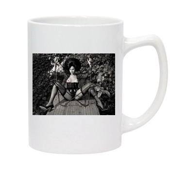 Eva Mendes 14oz White Statesman Mug