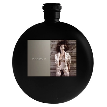 Eva Mendes Round Flask