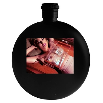 Eva Mendes Round Flask