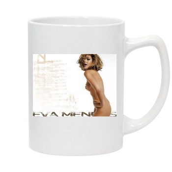 Eva Mendes 14oz White Statesman Mug