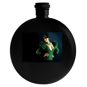 Eva Mendes Round Flask