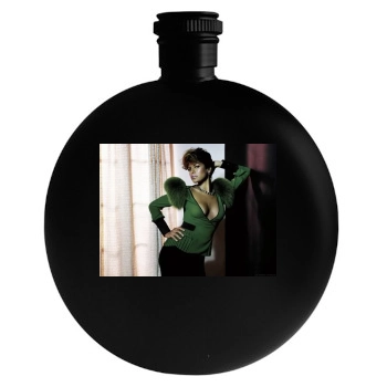 Eva Mendes Round Flask