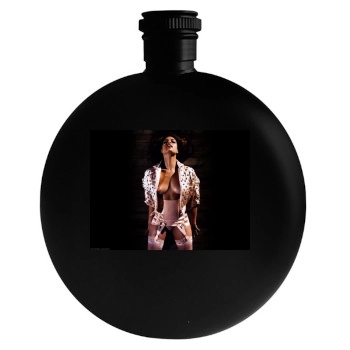 Eva Mendes Round Flask