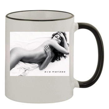 Eva Mendes 11oz Colored Rim & Handle Mug