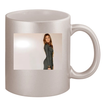 Eva Mendes 11oz Metallic Silver Mug