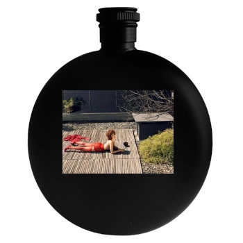 Eva Mendes Round Flask