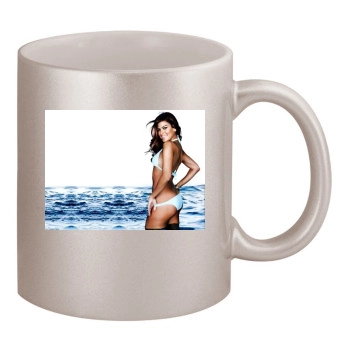 Eva Mendes 11oz Metallic Silver Mug