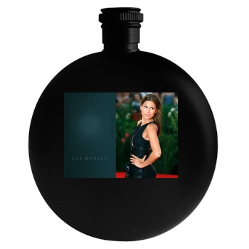 Eva Mendes Round Flask