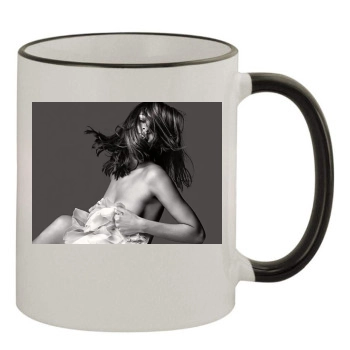 Eva Mendes 11oz Colored Rim & Handle Mug