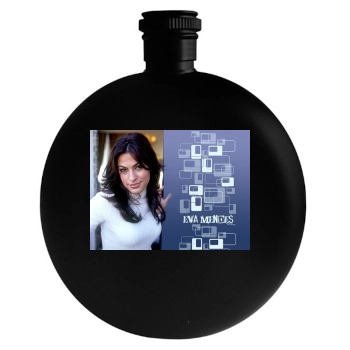 Eva Mendes Round Flask