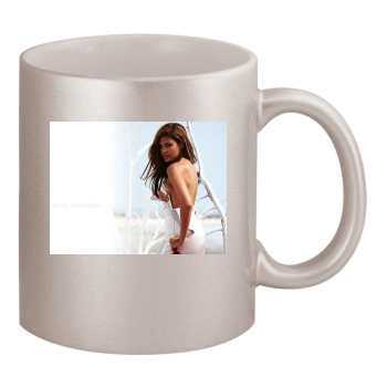 Eva Mendes 11oz Metallic Silver Mug