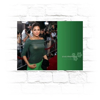 Eva Mendes Metal Wall Art