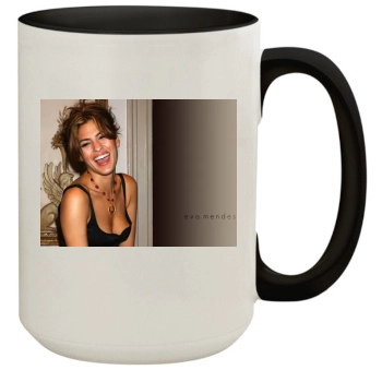 Eva Mendes 15oz Colored Inner & Handle Mug