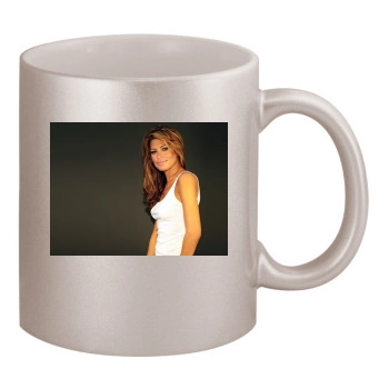 Eva Mendes 11oz Metallic Silver Mug