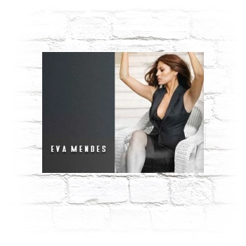 Eva Mendes Metal Wall Art