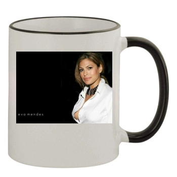 Eva Mendes 11oz Colored Rim & Handle Mug