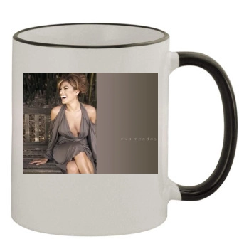 Eva Mendes 11oz Colored Rim & Handle Mug