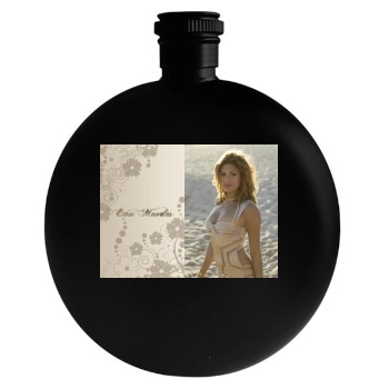 Eva Mendes Round Flask