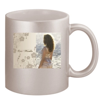 Eva Mendes 11oz Metallic Silver Mug