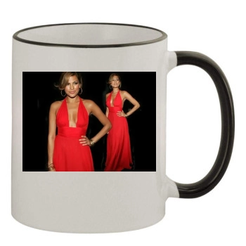 Eva Mendes 11oz Colored Rim & Handle Mug