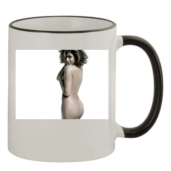 Eva Mendes 11oz Colored Rim & Handle Mug