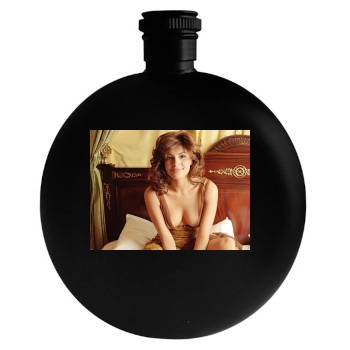 Eva Mendes Round Flask