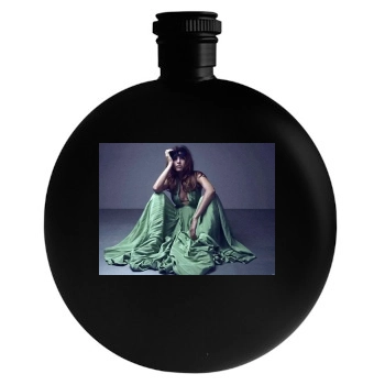 Eva Mendes Round Flask