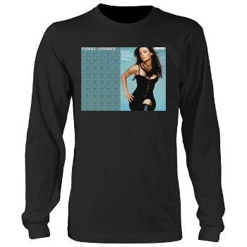 Famke Janssen Men's Heavy Long Sleeve TShirt