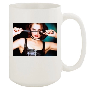 Famke Janssen 15oz White Mug