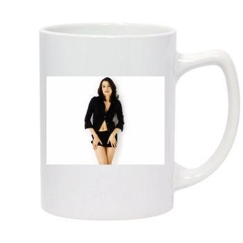 Famke Janssen 14oz White Statesman Mug