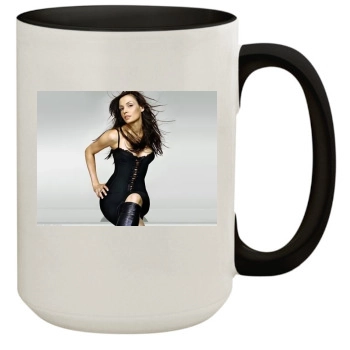 Famke Janssen 15oz Colored Inner & Handle Mug