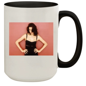 Famke Janssen 15oz Colored Inner & Handle Mug