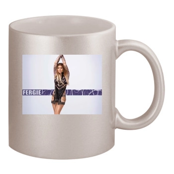 Fergie 11oz Metallic Silver Mug