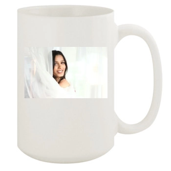 Freida Pinto 15oz White Mug