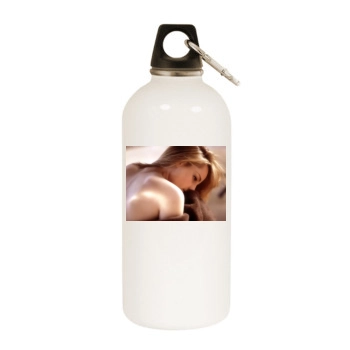 Helen Hunt White Water Bottle With Carabiner