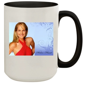 Helen Hunt 15oz Colored Inner & Handle Mug